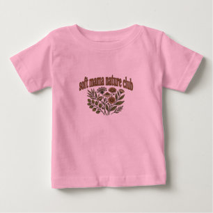 Pour Bébé Conception de T-shirt Vintage Soft Mama Nature Clu