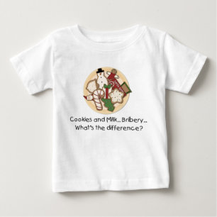 Pour Bébé Cookies et Lait...Corruption... T-shirt manches lo