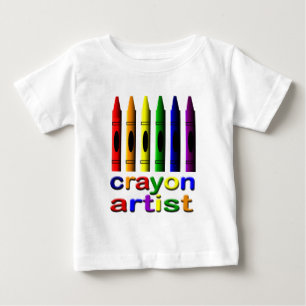 Pour Bébé Crayons Crayon Artist Infant T-shirt