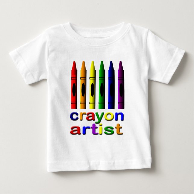 Pour Bébé Crayons Crayon Artist Infant T-shirt (Devant)