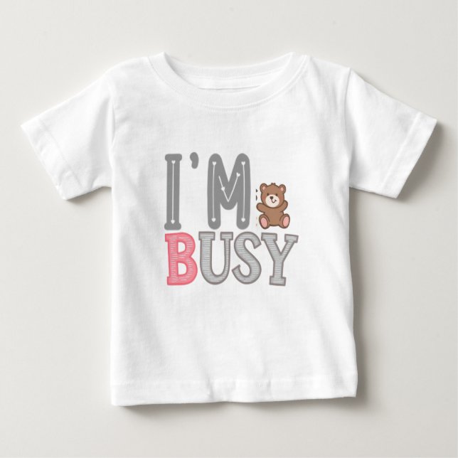 Pour Bébé Cute Bear Kids T-Shirt (Devant)