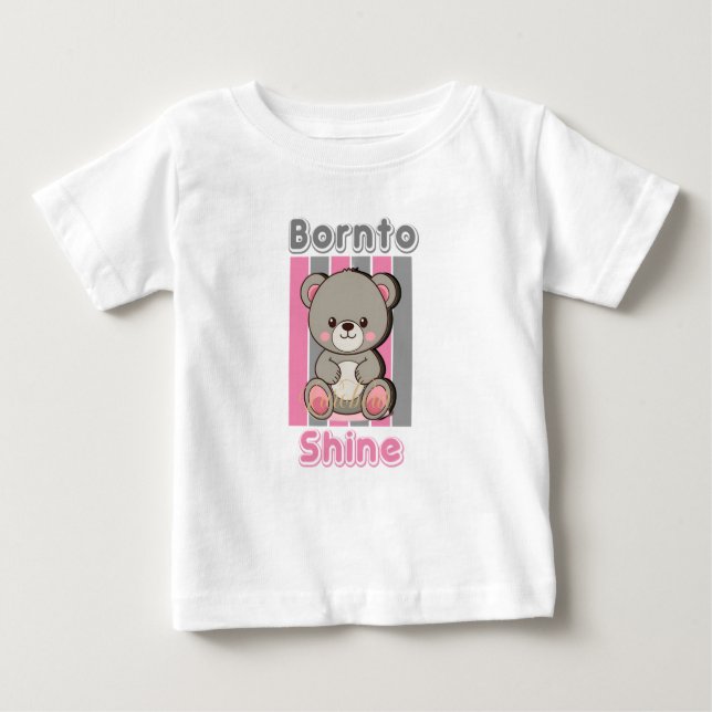 Pour Bébé Cute Bear Kids T-Shirt (Devant)