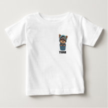 Cute Puppy in a Pocket T-Shirt