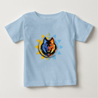 Pour Bébé Cute Wolf Baby T-Shirt