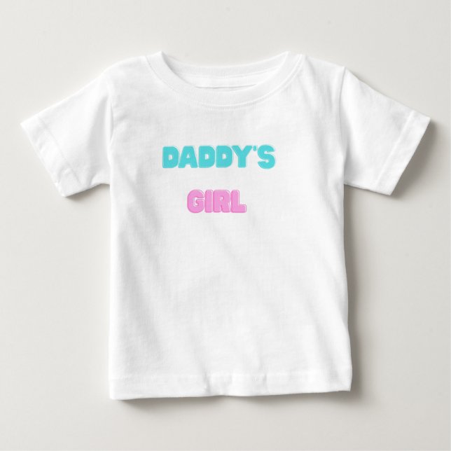 Pour Bébé Daddy's Girl T-Shirt (Devant)