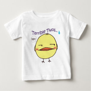 Pour Bébé ~ deux terribles de pois chiche. T-shirt infantile