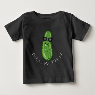 Pour Bébé Dill With It Design - Baby Fine Jersey T-Shirt