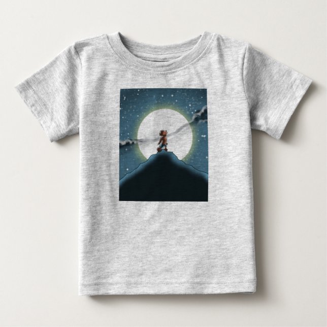 Pour Bébé Dix petits monstres : Willie the Wolf Howl T-Shirt (Devant)