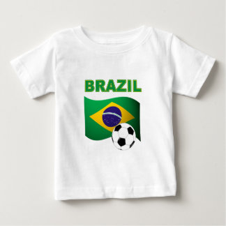 Pour Bébé Drapeau de T-shirt de coupe du monde du Brésil