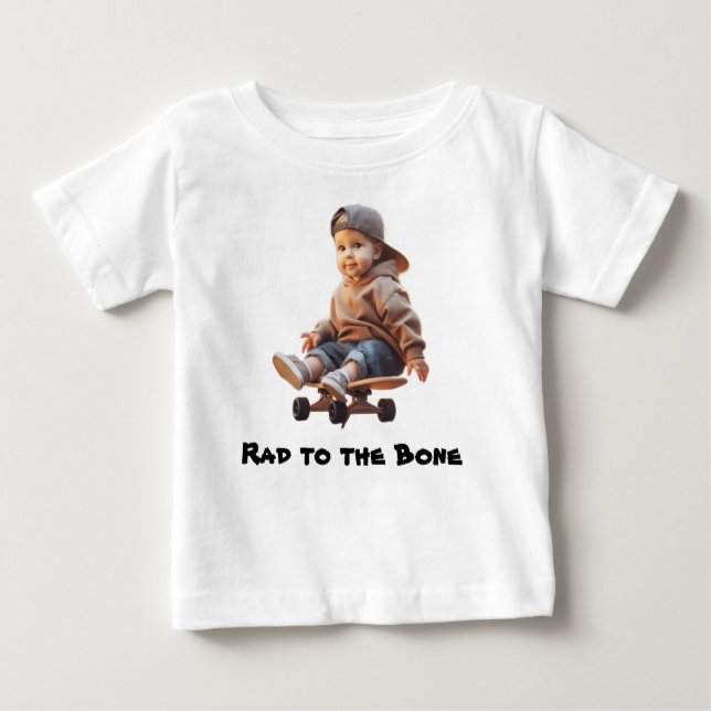 Pour Bébé Drôle Rad to the Bone T-Shirt (Devant)