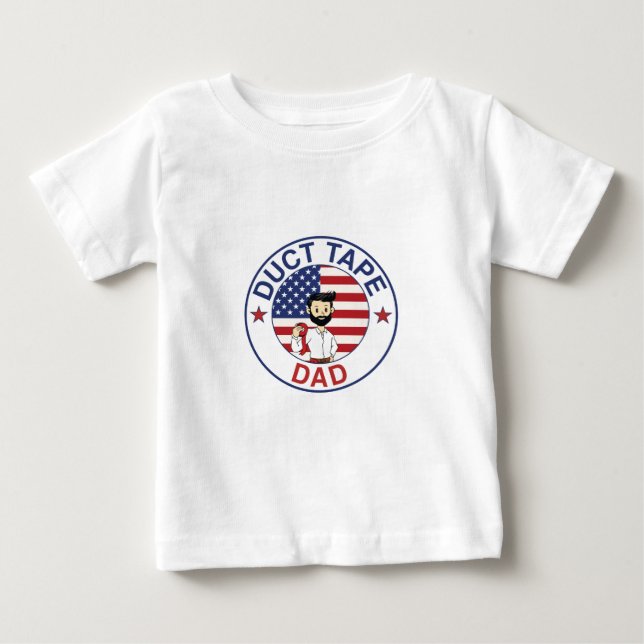 Pour Bébé Duct Tape Dad - Kids T-Shirt (Devant)