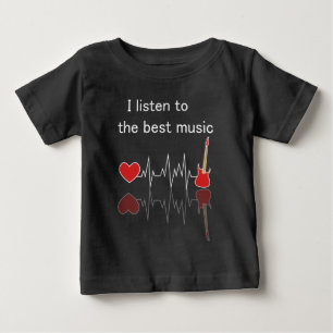 Pour Bébé Écoutez la meilleure musique T-Shirt