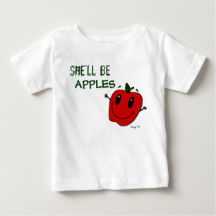 Pour Bébé ELLE SERA T-shirt enfant POMMES