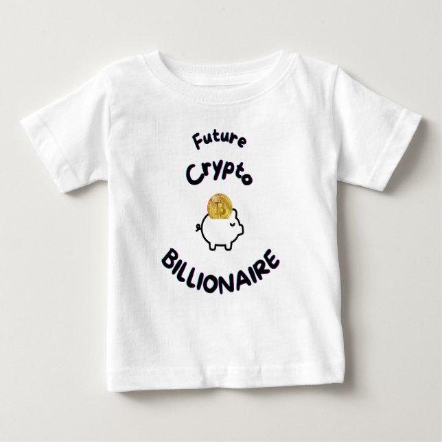 Pour Bébé Enfant, bébé, t-shirt enfant drôle crypto (Devant)