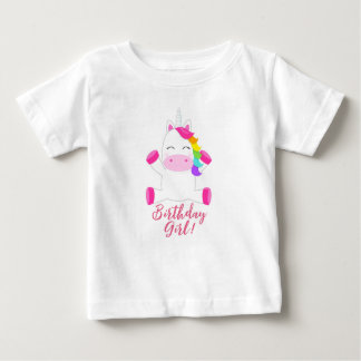 Pour Bébé Enfants Unicorn Gold Yeux Horn T-shirt Birthday