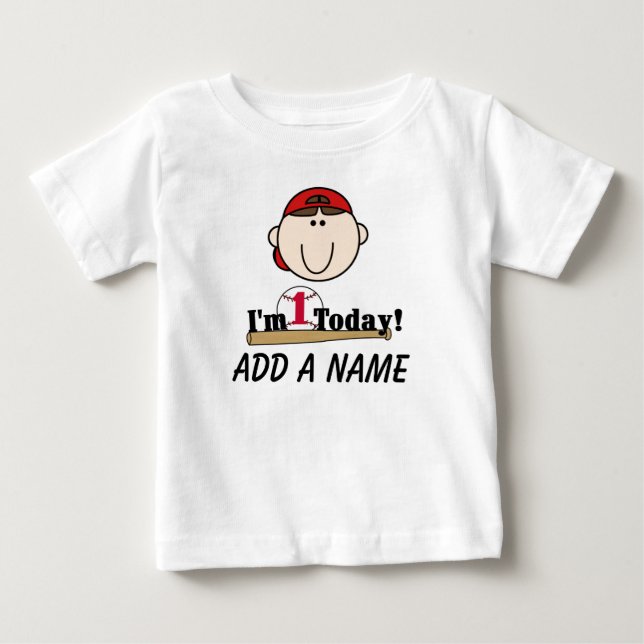 Pour Bébé Ęr T-shirt personnalisé d'anniversaire de (Devant)
