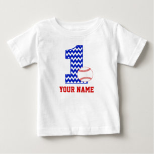 Pour Bébé ęr T-shirt personnalisé par base-ball