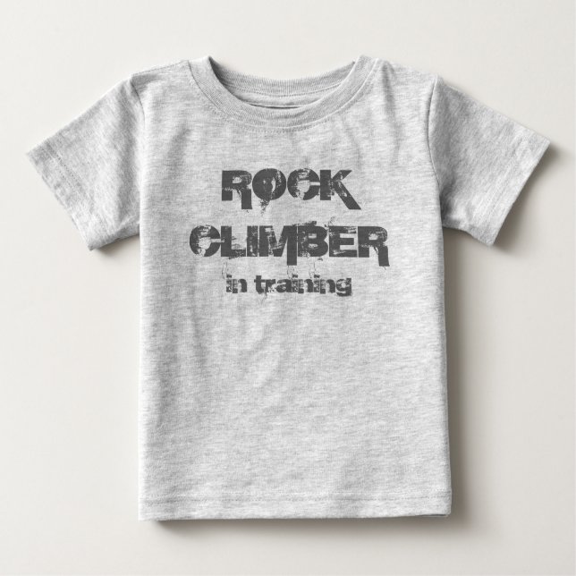 Pour Bébé escalade en formation T-shirt (Devant)