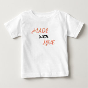 Pour Bébé Fabriqué Avec Amour Baby T-Shirt mignonne