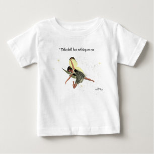 Pour Bébé Fée Fille Avec Ailes Jaunes Baby Girl T-shirt