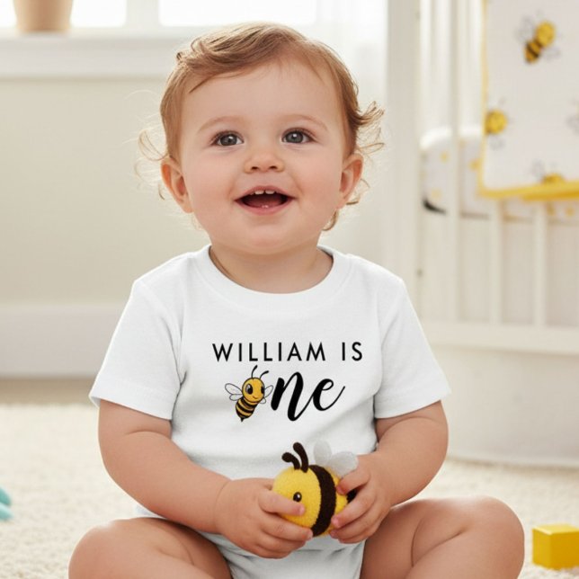 Pour Bébé Fête d'anniversaire 1er Jour d'abeilles T-shirt bé (Créateur téléchargé)