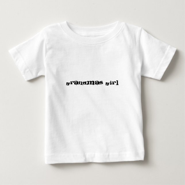 Pour Bébé Fille à mamie t-shirt blanc (Devant)