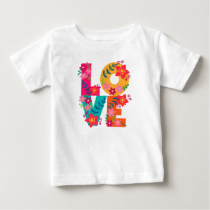 Pour Bébé Flower power Amour t-shirt L.O.V.E.