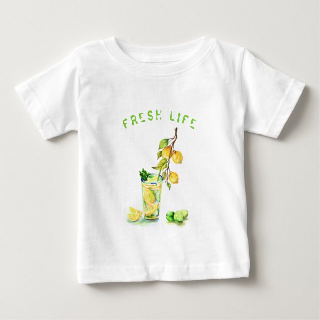 Pour Bébé Fraîche T-Shirt Lemonade au citron (Devant)