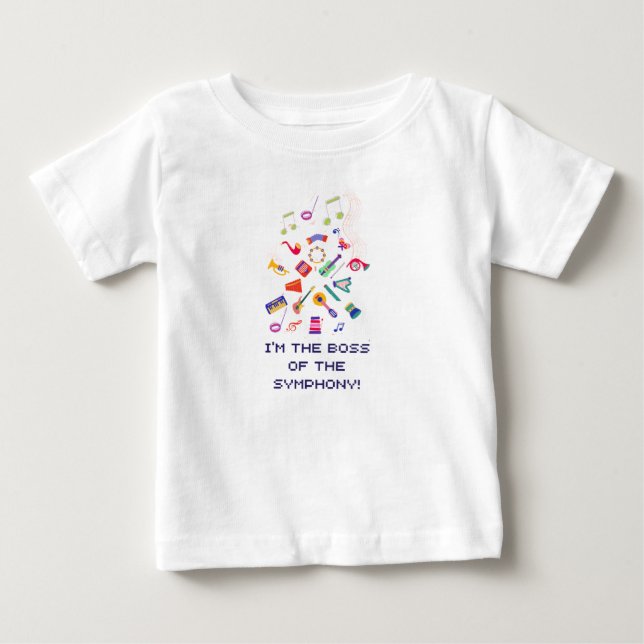 Pour Bébé Fun Musical Instruments Kids T-Shirt (Devant)