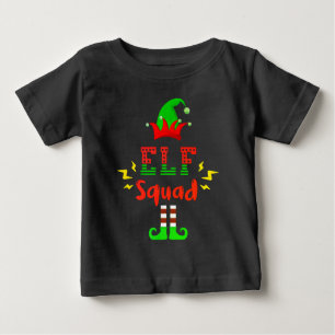 Pour Bébé FUNNY ELF SQUAD - T-Shirt FUN DE NOËL