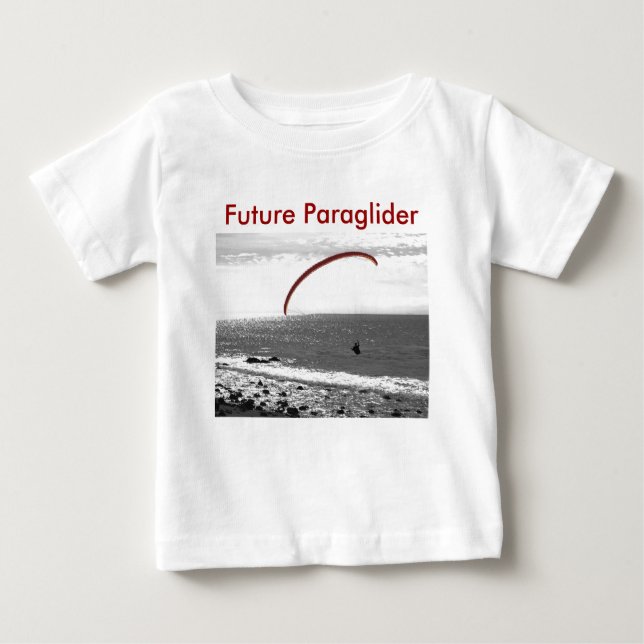 Pour Bébé Futur T-shirt de parapentiste (Devant)