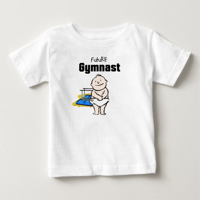 Pour Bébé Future Gymnastique Star (Parallel Bar) T-shirt béb (Devant)