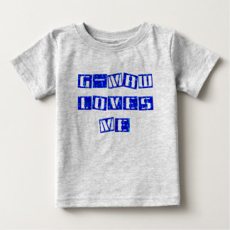 Pour Bébé G-MAW m'aime T-shirt infantile