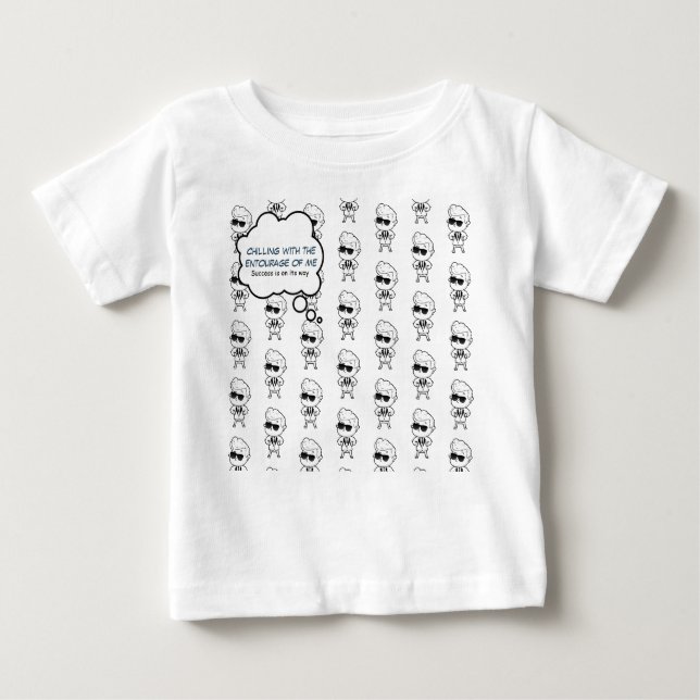 Pour Bébé Garçon avec lunettes de soleil T-shirt (Devant)