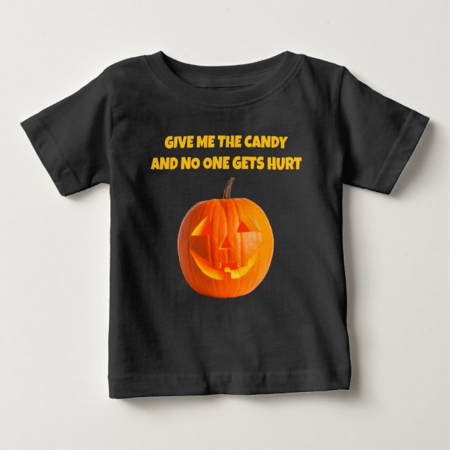 Pour Bébé Give Me The Candy Baby T-Shirt (Devant)