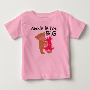 Pour Bébé Grand un T-shirt personnalisable d'anniversaire