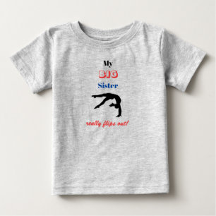 Pour Bébé Gymnastique "My Big Sister" Flips T-Shirt