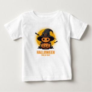 Pour Bébé Halloween tour ou traiter T-shirt