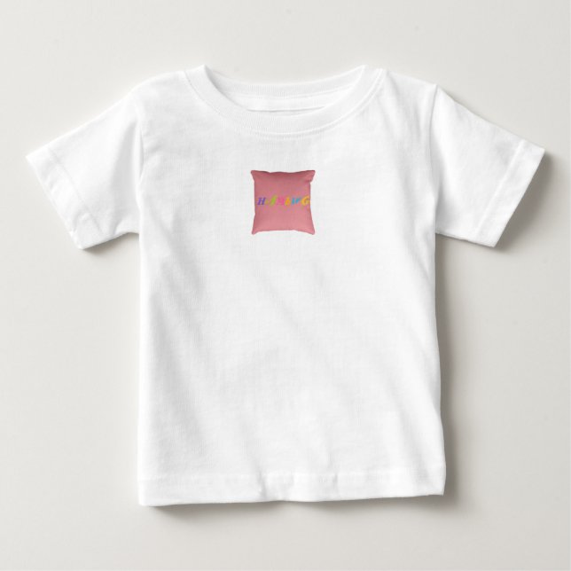 Pour Bébé HAMbWG - T-shirt Coussin jersey fin (Devant)