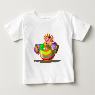 Pour Bébé Happy Clown Funny Baby T-shirt