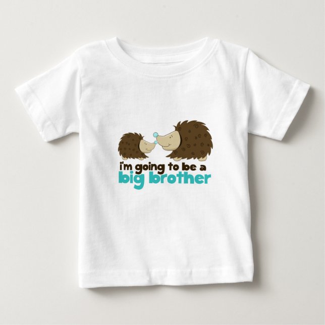 Pour Bébé Hérisson T-shirt enfant Big Brother (Devant)
