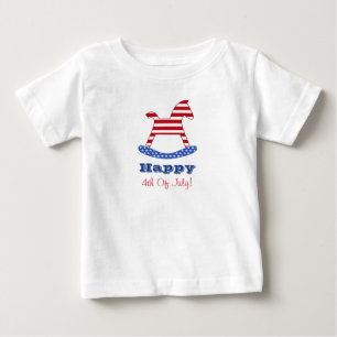 Pour Bébé Heureux badine 4 juillet le T-shirt
