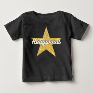 Pour Bébé Hollywood Boulevard Script et Star Baby T-Shirt