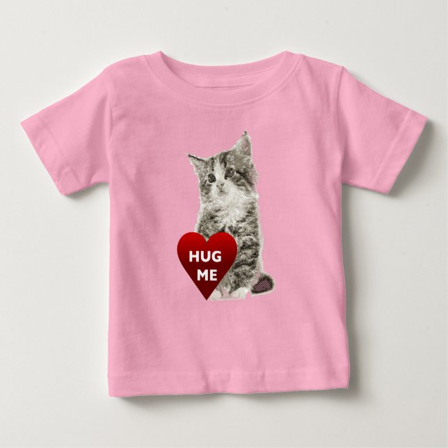 Pour Bébé Hug Me - Baby Fine Jersey T-Shirt (Devant)