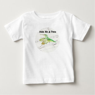 Pour Bébé Hum Me A Tune Hummingbird Art Baby T-shirt