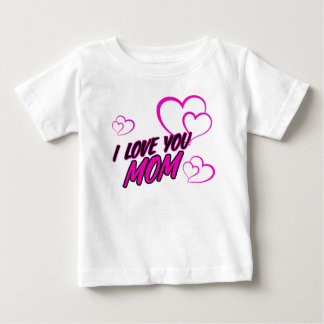 Pour Bébé I Love Mom” Kids T-Shirt – Cute Heart Design Toddl