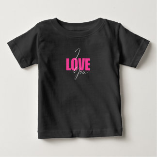 Pour Bébé I Love You Baby T-Shirt – Funny Romantic Graphic