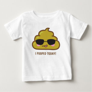 Pour Bébé i POOPED AUJOURD'HUI ! T-shirt drôle