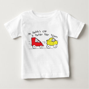 Pour Bébé Infantile le T-shirt la voiture de mon papa est