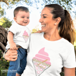 Pour Bébé Irrésistible Ice Cream Baby T-shirt par Adiela Ako